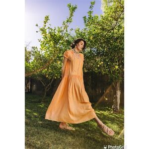 Current Air Tonal Dot Maxi Dress